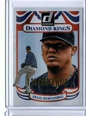 2014 Donruss Stat Line Career #28 Felix Hernandez DK 9/120 Seattle Mariners • $2.49