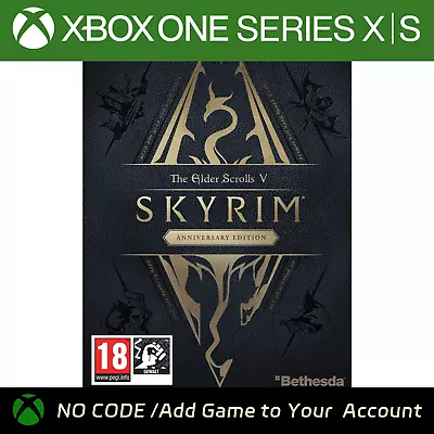 The Elder Scrolls V: Skyrim Anniversary Editio Xbox One Series X|S  No Code • $35