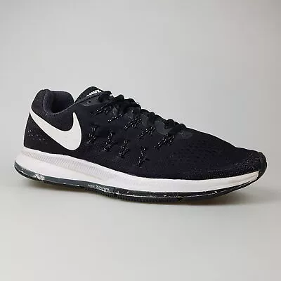 Women's NIKE 'Air Zoom Pegasus 33' Sz 8 US Runners Black | 3+ Extra 10% Off • $31.49