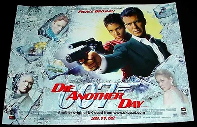 James Bond Poster Die Another Day Cinema Issued Original 2002 Uk Mini Quad Mint  • £8.99
