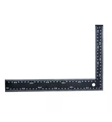 RIGHT ANGLE FRAMING SQUARE HEAVY DUTY L Shape RULER 12X8 2-SIDED With Metric NEW • $10.99
