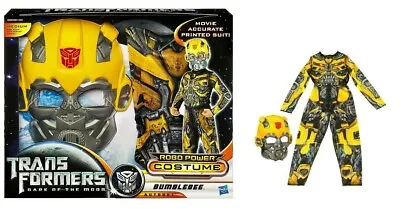$19.95 • Buy Transformers Bumblebee Halloween Costume Size Medium Dark Of The Moon Robo Power
