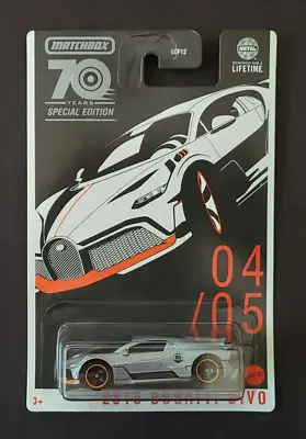 2023 Matchbox 70 Years Special Edition 2018 Bugatti Divo • $3.49