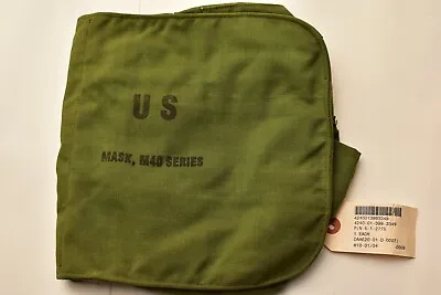 New Usgi Us. Military Issue  Mask M40 Series  Carry Bag W/ Strap New W/ Tags • $50