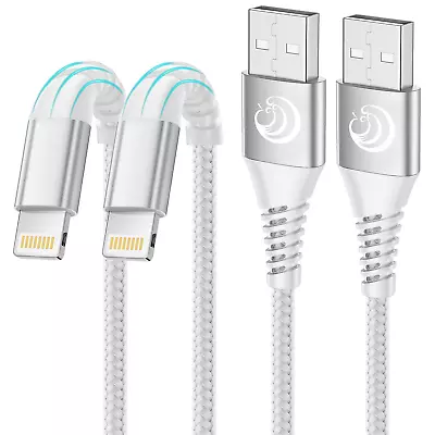 Lightning Cable 2M 2Pack Aioneus Iphone Charging Cable Mfi Certified USB A T... • $13.25