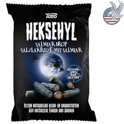 Classic Heksehyl Salmiak Licorice Sticks 10.6 Oz - Import From Netherlands • £21.68