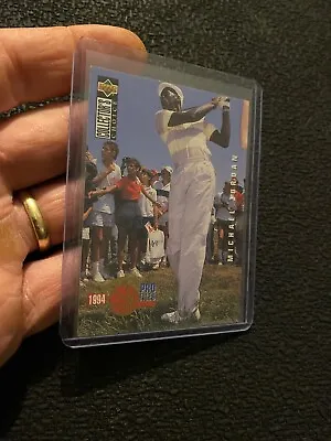 $69 • Buy Michael Jordan Vintage Collector Card 1994 Upper Deck Golf Chicago Bulls GIFT