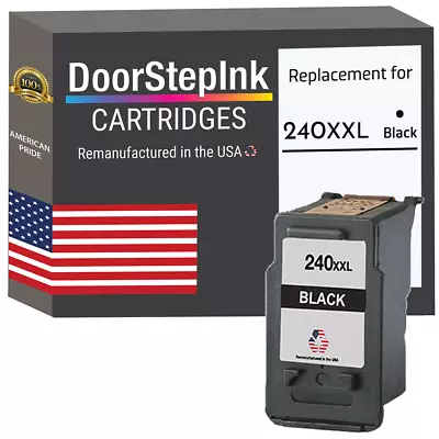 DoorStepInk Remanufactured In The USA Ink Cartridge For Canon PG-240XXL Black • $16.99