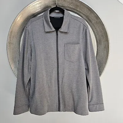 7 Diamonds Mens Commuter Jacket Size Medium Gray Pinstripe • $29.99