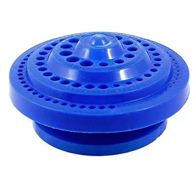 Blue Hard Plastic Round Shape Organizer Case For Drill Bits Drill Bit Storage • $17.54