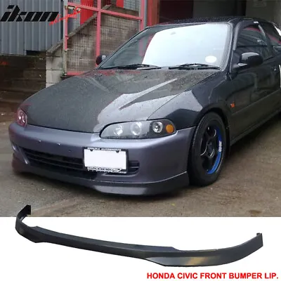 Fits 92-95 Honda Civic EG EJ Coupe TR Style Front Bumper Lip Spoiler Splitter PP • $54.99