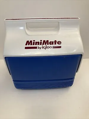 Mini Mate Personal Cooler Lunch Box By IGLoo Made In USA Blue/Wht/Purple • $15