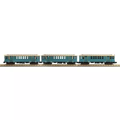 MTH Trains 30-20427-3 Metro Transportation Q Type 3-Car Subway Add-on Set-Blue • $269