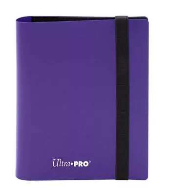 ULTRA PRO ECLIPSE PURPLE PRO BINDER FOLDER ALBUM 2 POCKET Yugioh MTG Pokemon • $16.80