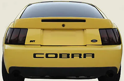 Mustang COBRA Smoked Tinted Tail Light Covers Vinyl 03 04 • $24.99