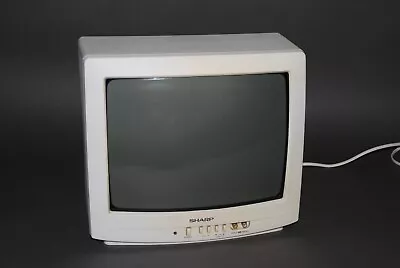 $59.95 • Buy Sharp 13N-M150B 13  CRT TV Retro Gaming Television No Remote Tested Front AV