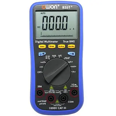 OWON B35T+ Multimeter True RMS Measurement Bluetooth Data Recording With Bag USA • $62.28