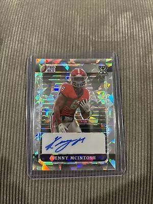 Kenny McIntosh 2023 Leaf Pro Set Silver XRC Crystal Auto #/15 SP RC Rookie • $4.99