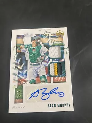 2020 Diamond Kings - SEAN MURPHY - Oakland - Rookie RC Dual Patch/Auto #/99 ATL • $55