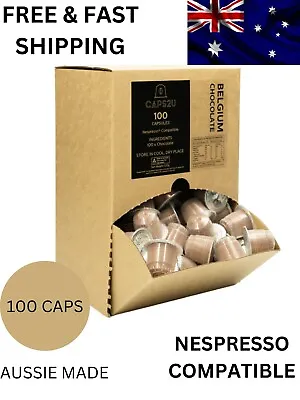 100x Nespresso Compatible Capsules Pods Premium Belgium Hot Chocolate • $52