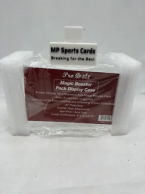 Pro-Safe Acrylic Display Case Magic The Gathering MTG Booster Box Free Shipping! • $17.50