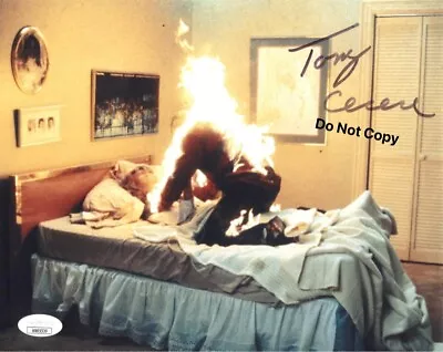TONY CECERE Signed 8x10 Photo A NIGHTMARE ON ELM STREET Freddy Krueger Fire JSA • $44.99