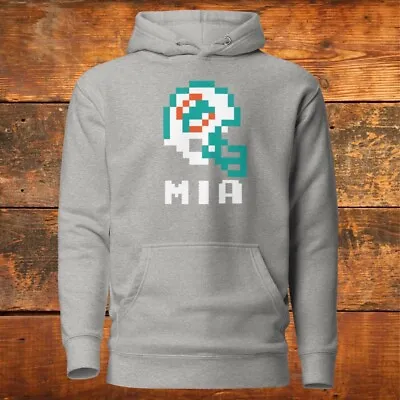 Miami Dolphins Adult Unisex Hoodie Retro Style Tecmo Bowl Football Tyreek Hill • $42.99