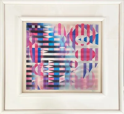 Yaacov Agam Original Hand Signed Agamograph Lenticular Limited Edition Of 99 • $1450