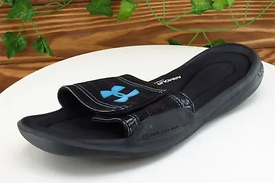 Under Armour Sz 10 M Black Slide Synthetic Women Sandals • $12.99