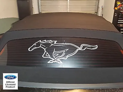 Ford Mustang Rear Window Pony Outline Vinyl Decals Sticker 2005 2006 2007 2008 • $49.95