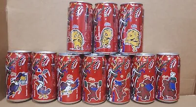 Coca Cola Cans Aussie Sydney Olympic Games Set Of 10 Coke Cans  Bottom Opened • $44.99