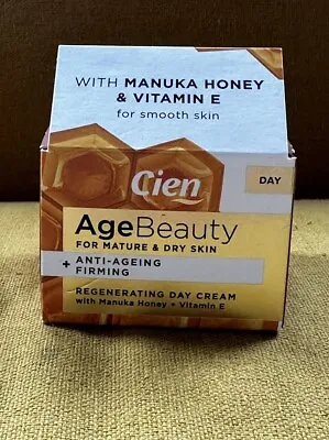 Cien Age Beauty Anti Ageing Firming Day Cream 40+ Manuka Honey Vitamin E 50ml • £7.20