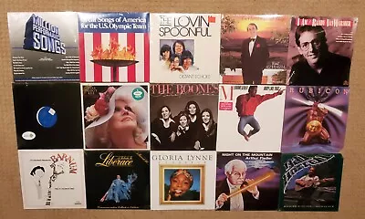 Lot Of 15 Rock Pop Easy Listening Vinyl Record Albums Mint Condition Sealed • $10.99