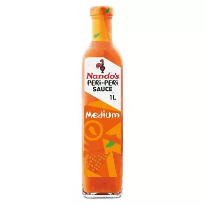 Nando's Peri Peri Sauce Medium 1 Litre BIG BOTTLE!! • £12.98