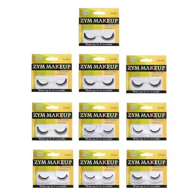 £3.28 • Buy 1 Pair Reusable Self Adhesive Eyelashes,Natural Look False Eyelashes Self Stick