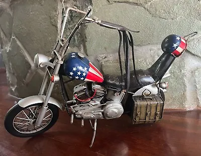 Rare Vintage Easy Rider Harley Davidson Chopper Motorcycle Metal Replica Model • $120