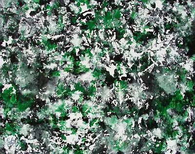 Modernist ABSTRACT PAINTING Expressionist MODERN ART THE DANCE OF VERDANT FOLTZ • $65