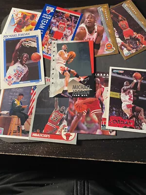 Michael Jordan Lot Of 10 Cards Including Hologram Chicago Bulls NiceLot • $13.99