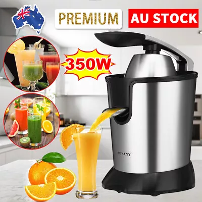 Stainless Steel Electric Juicer Vegetable Fruit Cold Press Juice Maker Extractor • $53.95