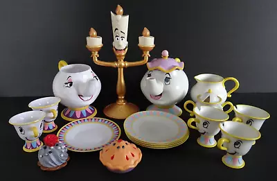 Mrs Potts Toy Tea Set Chip Lumiere Beauty & The Beast Disney • $25.52