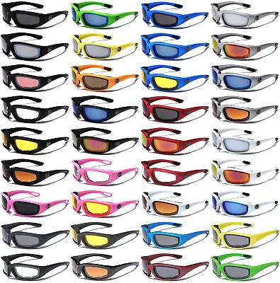 Original Choppers Motorcycle Sport Goggles Biker Riding Sunglasses ALL COLORS • $8.99