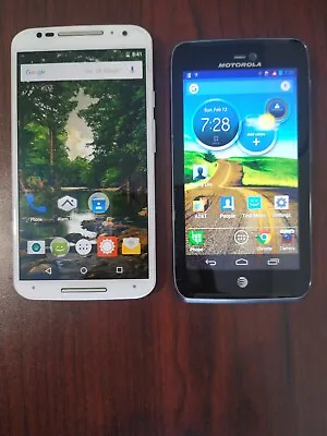 ( Lot Of 2 Hybrid Model )Motorola MotoX(2nd Generation)32GB/MB886 8GB • $19