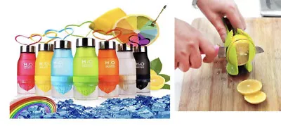 H20 Fruit Infuser Water Bottle Portable With Free Multi Use Slicer • $7.25