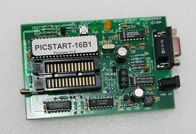 Picstart PIC16/17 Microcontroller Development Programmer PIC16B1 Firmware V1.8 • $299