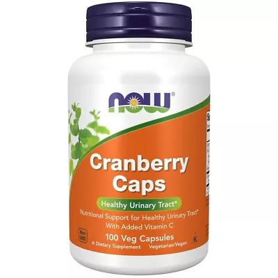 NOW Foods - Cranberry Caps - 100 Vegetable Capsules  Free P&P • £15.99