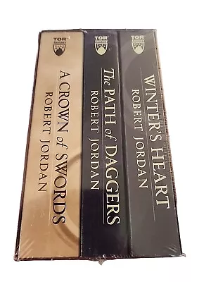 Wheel Of Time Premium Boxed Set Iii: Books 7-9 (A Crown Of Swords The Path... • $47.56