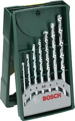 Bosch Accessories 7-piece Masonry Drill Bit Set Natural Stone Ø 3/4/5/5.5/6/7/8  • $21.33