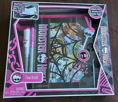 Monster High Fearbook Journal Very Rare 2009 NEW In Box Never Opened • $65