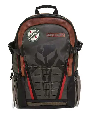 Star Wars Boba Fett Bounty Hunter Utility Tech Adult Laptop Backpack • $49.95