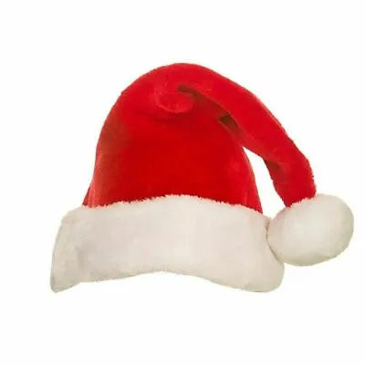 £5.49 • Buy Deluxe Super Plush Santa Claus Hat Father Christmas Fancy Dress Accessory